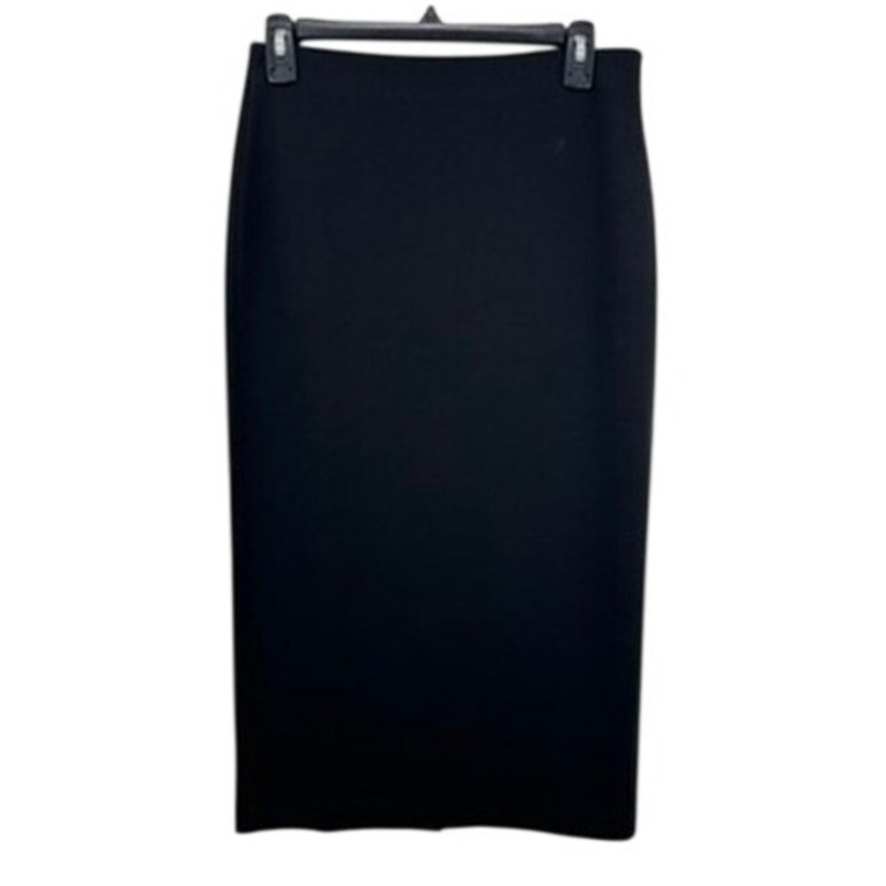 Nordstrom Black Midi Pencil Skirt Career Business‎ Office Workwear Classic NWT